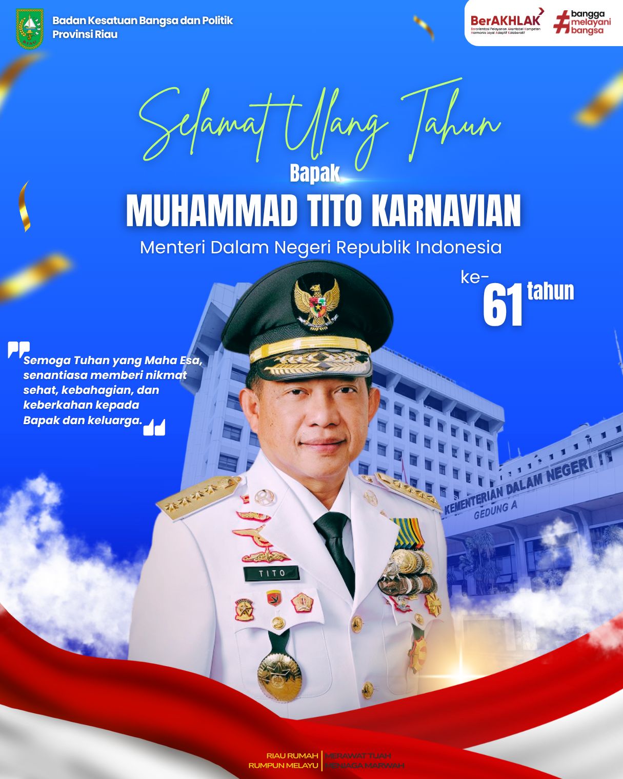 Milad Pak TiTo Menteri Dalam Negeri